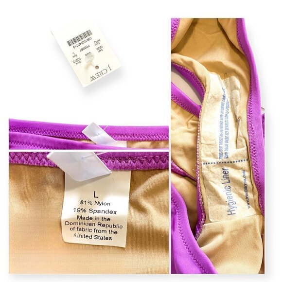 NWT J.Crew  Convertible Top Bikini Set, Size 36C/L, - Picture 11 of 11